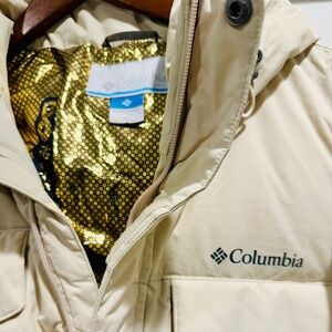 Brand new w tags! Columbia Beige Landroamer Puffer Jacket-titanium. Mens-L.